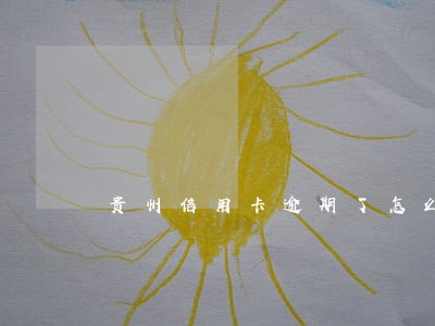 贵州信用卡逾期了怎么和银行协商 贵州信用卡逾期了怎么和银行协商