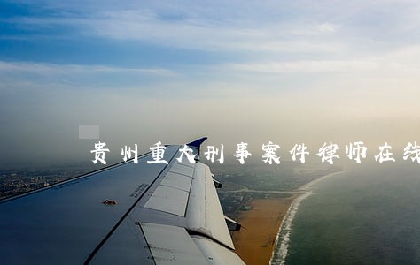 贵州重大刑事案件律师在线咨询 贵州重大刑事案件律师在线咨询