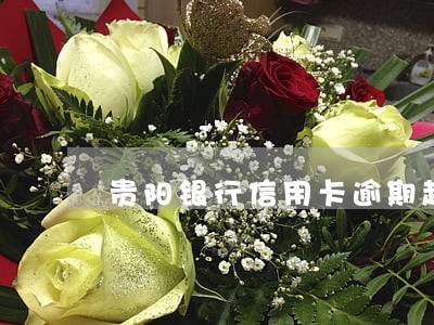 贵阳银行信用卡逾期起诉 贵阳银行信用卡逾期起诉