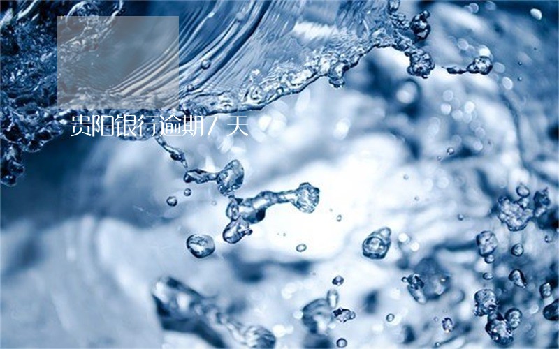 贵阳银行逾期7天