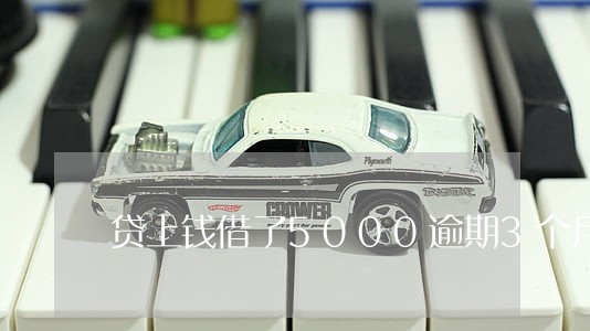 贷上钱借了5000逾期3个月 贷上钱借了5000逾期3个月