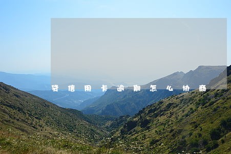 贷信用卡逾期怎么协商