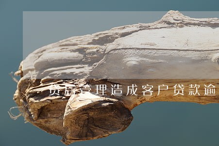 贷后管理造成客户贷款逾期 贷后管理造成客户贷款逾期