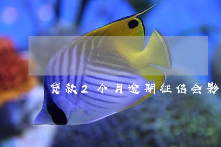 贷款2个月逾期征信会影响吗 贷款2个月逾期征信会影响吗