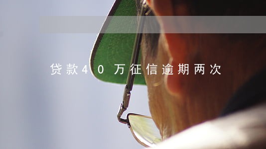 贷款40万征信逾期两次