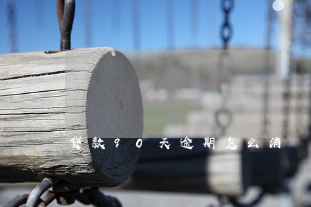 贷款90天逾期怎么消 贷款90天逾期怎么消