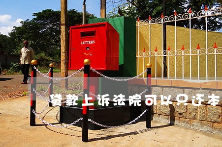 贷款上诉法院可以只还本金吗 贷款上诉法院可以只还本金吗