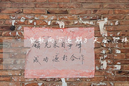 贷款两万逾期8天会怎样 贷款两万逾期8天会怎样