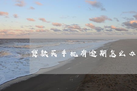 贷款买手机有逾期怎么办 贷款买手机有逾期怎么办