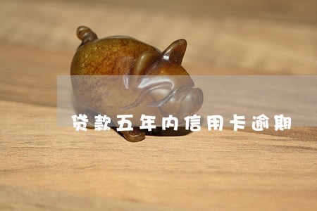 贷款五年内信用卡逾期 贷款五年内信用卡逾期