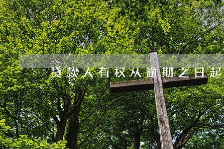 贷款人有权从逾期之日起对 贷款人有权从逾期之日起对