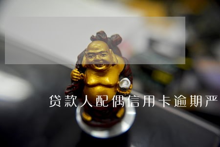 贷款人配偶信用卡逾期严重 贷款人配偶信用卡逾期严重