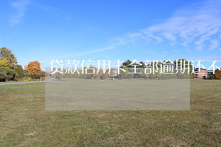 贷款信用卡全部逾期还不上 贷款信用卡全部逾期还不上