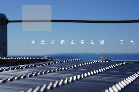 贷款公司车贷逾期一天怎么办 贷款公司车贷逾期一天怎么办