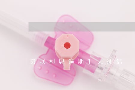 贷款利息逾期1天征信 贷款利息逾期1天征信