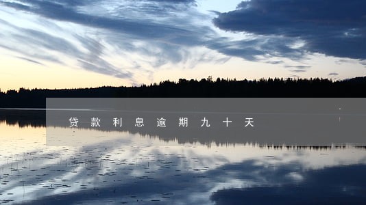 贷款利息逾期九十天 贷款利息逾期九十天