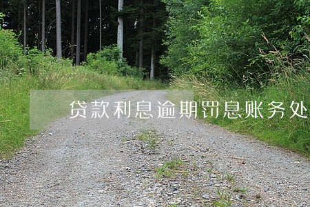 贷款利息逾期罚息账务处理 贷款利息逾期罚息账务处理