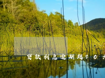 贷款利息逾期超90天税务处理 贷款利息逾期超90天税务处理