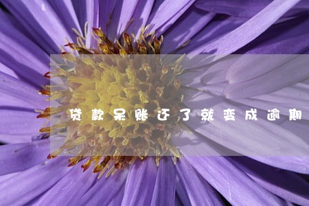 贷款呆账还了就变成逾期吗 贷款呆账还了就变成逾期吗