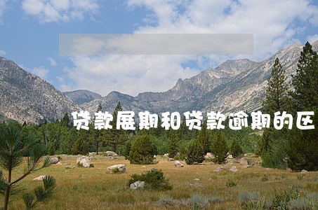 贷款展期和贷款逾期的区别 贷款展期和贷款逾期的区别
