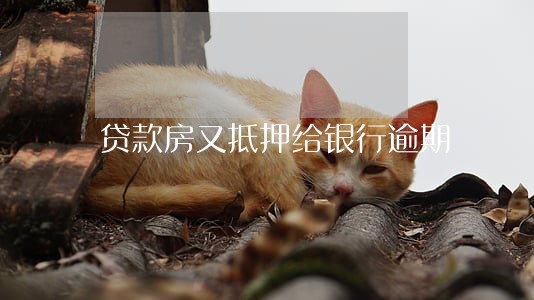 贷款房又抵押给银行逾期 贷款房又抵押给银行逾期