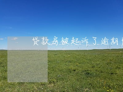 贷款房被起诉了逾期费用 贷款房被起诉了逾期费用