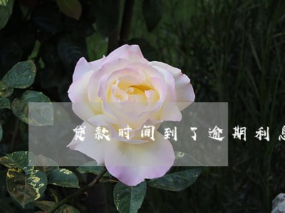 贷款时间到了逾期利息怎么算 贷款时间到了逾期利息怎么算