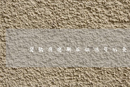 贷款有逾期在征信可以查的到 贷款有逾期在征信可以查的到