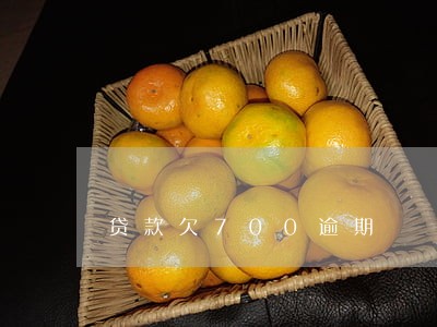 贷款欠700逾期 贷款欠700逾期