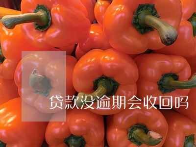 贷款没逾期会收回吗 贷款没逾期会收回吗