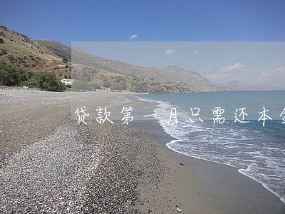 贷款第一月只需还本金 贷款第一月只需还本金