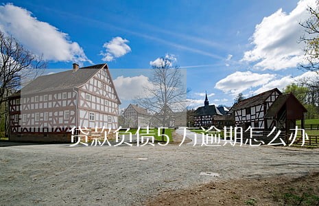 贷款负债5万逾期怎么办 贷款负债5万逾期怎么办