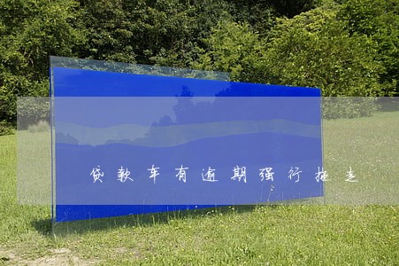贷款车有逾期强行拖走