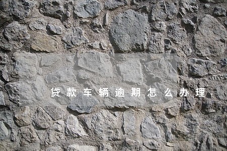 贷款车辆逾期怎么办理 贷款车辆逾期怎么办理