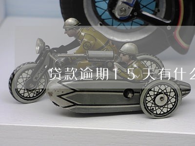 贷款逾期15天有什么影响 贷款逾期15天有什么影响