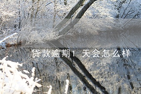 贷款逾期1天会怎么样 贷款逾期1天会怎么样
