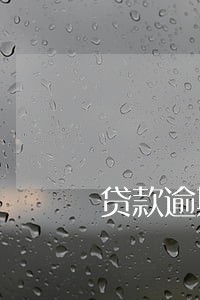 贷款逾期20多次 贷款逾期20多次