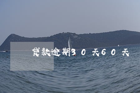 贷款逾期30天60天 贷款逾期30天60天