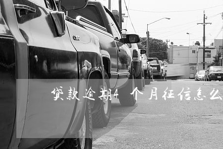 贷款逾期4个月征信怎么分类 贷款逾期4个月征信怎么分类
