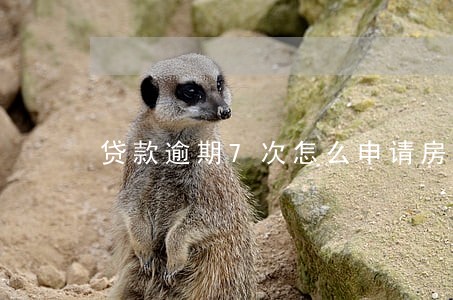 贷款逾期7次怎么申请房贷 贷款逾期7次怎么申请房贷