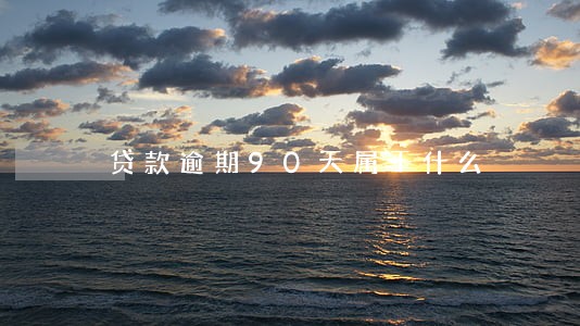 贷款逾期90天属于什么 贷款逾期90天属于什么