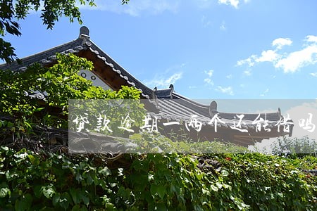 贷款逾期一两个还能借吗 贷款逾期一两个还能借吗