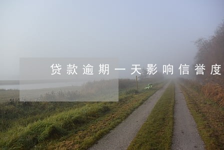 贷款逾期一天影响信誉度吗 贷款逾期一天影响信誉度吗