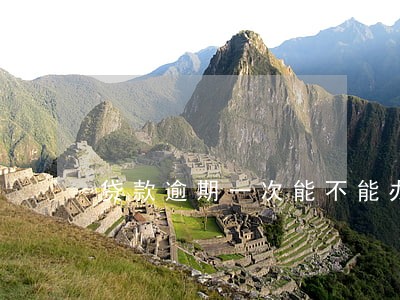 贷款逾期一次能不能办信用卡 贷款逾期一次能不能办信用卡