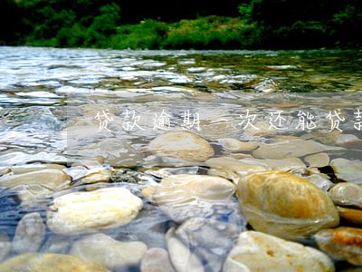 贷款逾期一次还能贷款吗 贷款逾期一次还能贷款吗
