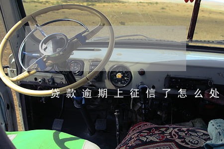 贷款逾期上征信了怎么处理 贷款逾期上征信了怎么处理