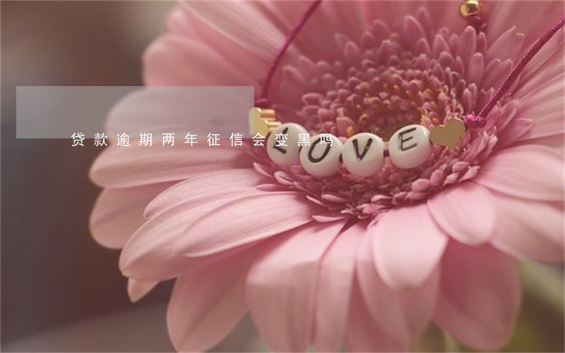 贷款逾期两年征信会变黑吗 贷款逾期两年征信会变黑吗