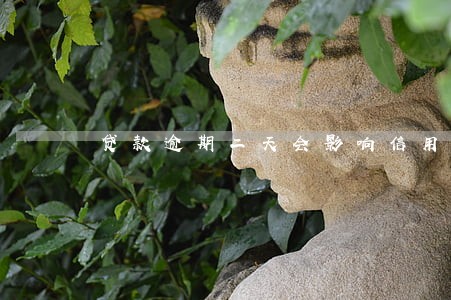 贷款逾期二天会影响信用吗 贷款逾期二天会影响信用吗