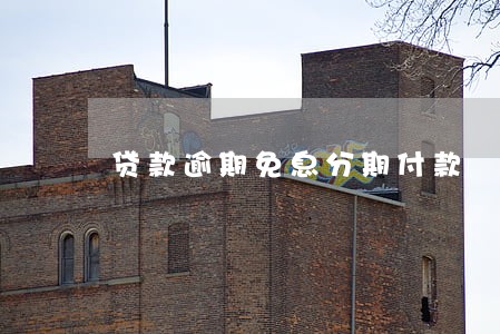 贷款逾期免息分期付款 贷款逾期免息分期付款