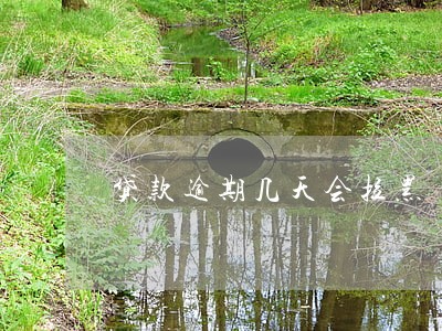 贷款逾期几天会拉黑